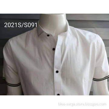 High Quality Garments Men's White Short Shirts